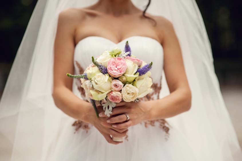 Golf Cart Wedding Bouquet